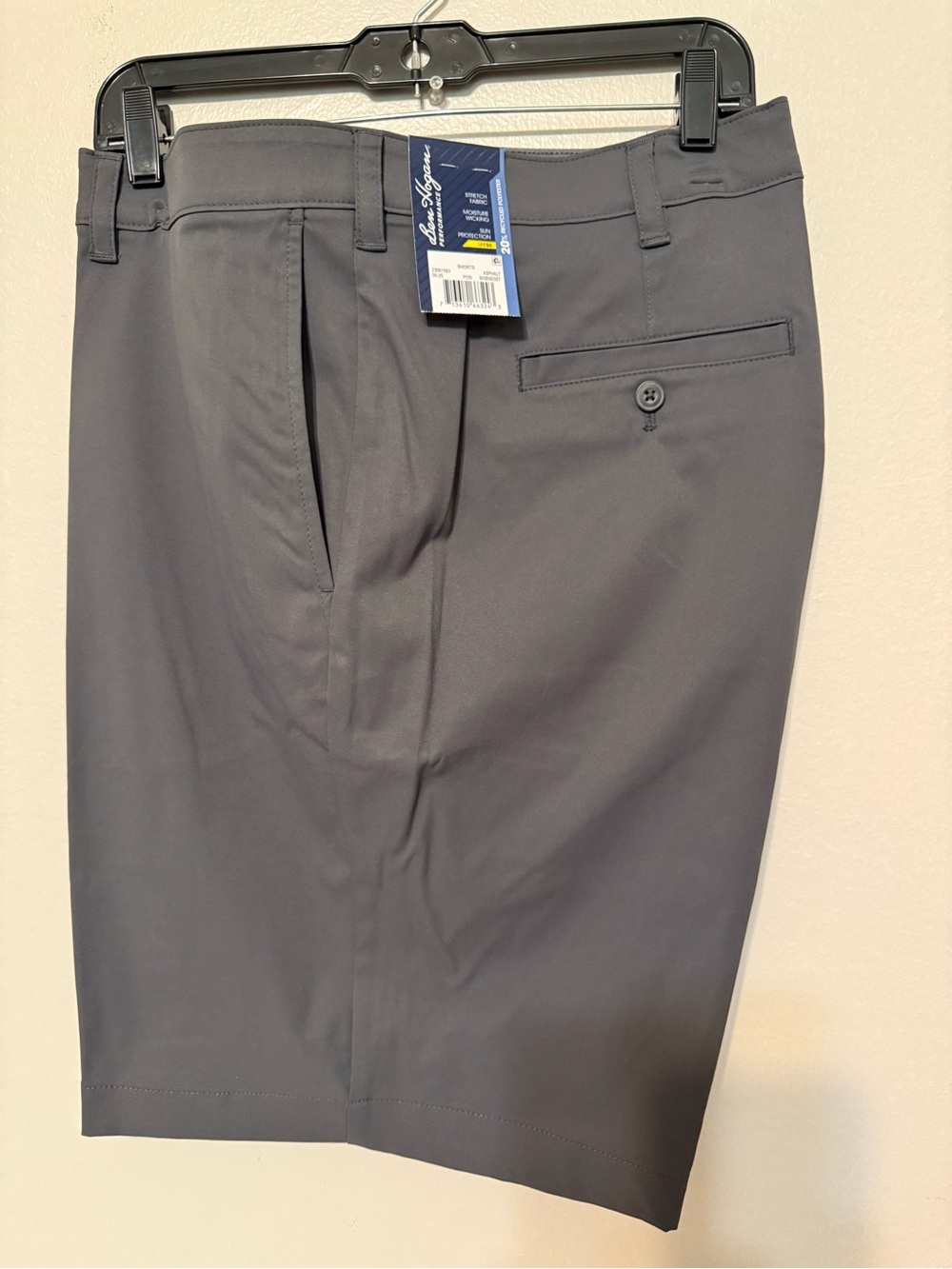 Hogan Men's Gray Flat-Front Shorts